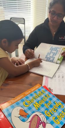 Younger years tuition session at Level Up Tuitions